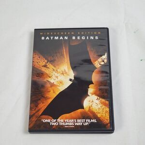 Batman Begins DVD Christian Bale Widescreen Superhero Action